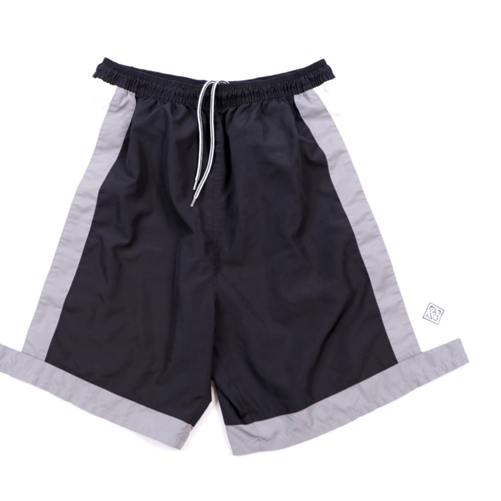 90s Streetwear Mens Large Color Shorts Black